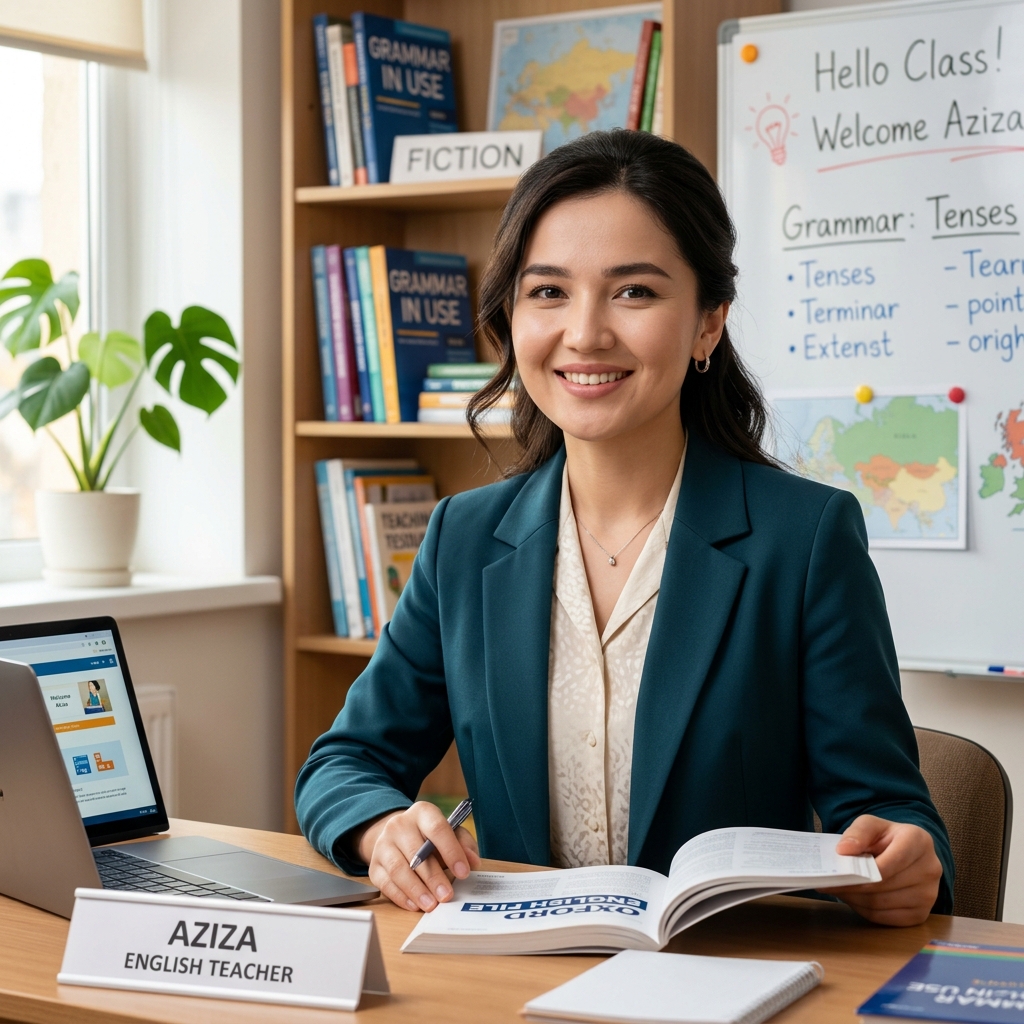 Asila, professional English teacher